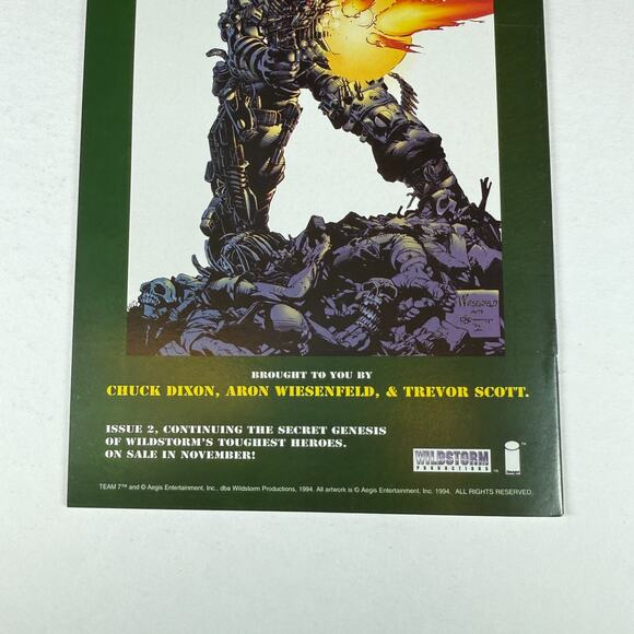 Wetworks #3 (Image Comics Malibu Comics September 1994) signed by WHILCE PORTAC - Picture 12 of 12